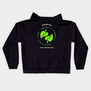 Champion For Wildlife Kids Hoodie